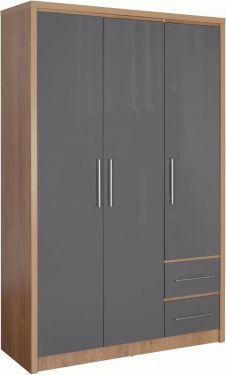 Click Here To Enlarge This Photo Of seville 3 door 2 drawer wardrobe