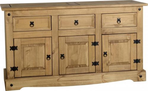 Click Here To Enlarge This Photo Of Corona 3 Door 3 Drawer Sideboard