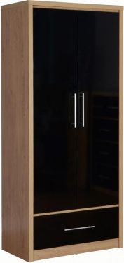 Click Here To Enlarge This Photo Of seville 2 door 1 drawer wardrobe