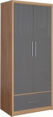 Click Here To Enlarge This Photo Of seville 2 door 1 drawer wardrobe
