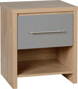 Click Here To Enlarge This Photo Of Seville 1 Drawer Bedside Cabinet