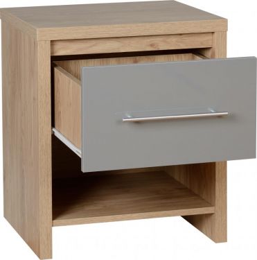 Click Here To Enlarge This Photo Of Seville 1 Drawer Bedside Cabinet