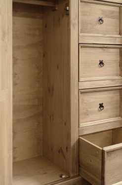 Click Here To Enlarge This Photo Of corona 1 door 4 drawer low wardrobe