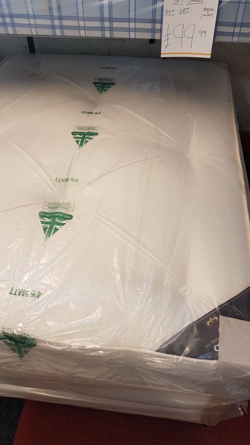 Click Here To Enlarge This Photo Of 3ft Chester Damask mattress.