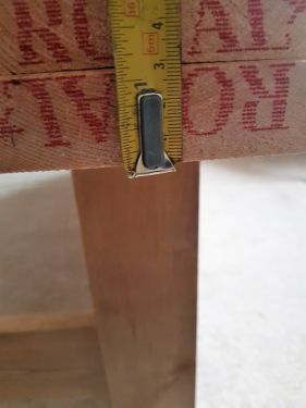 Click Here To Enlarge This Photo Of Chunky panel 5ft king size high foot end bed frame