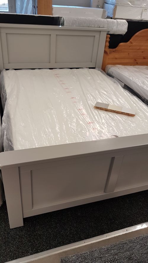 Click Here To Enlarge This Photo Of Chunky panel 6ft super king high foot end bed frame