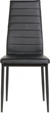 Click Here To Enlarge This Photo Of Abbey Chair in Black or White Faux Leather