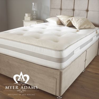 Click Here To Enlarge This Photo Of double sandringham 1000 pocket sprung mattress.