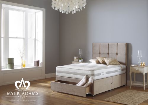 Click Here To Enlarge This Photo Of double sandringham 1000 pocket sprung mattress.