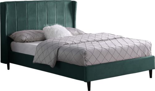 Click Here To Enlarge This Photo Of Amelia 4ft6 Double Grey Bed Frame.