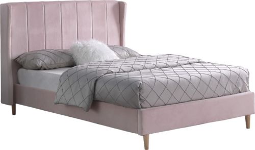 Click Here To Enlarge This Photo Of Amelia 4ft6 Double Grey Bed Frame.