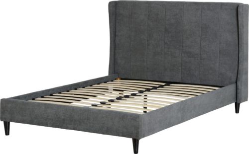 Click Here To Enlarge This Photo Of Amelia 4ft6 Double Grey Bed Frame.