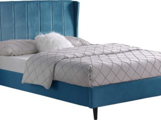 Amelia 4ft6 Double Grey Bed Frame.