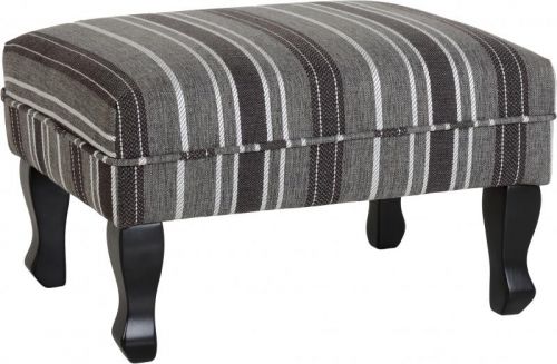 Click Here To Enlarge This Photo Of Sherborne Fireside Chair in Grey Stripe.