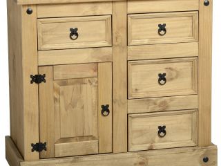 Corona 1 Door 4 Drawer Sideboard