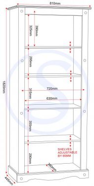 Click Here To Enlarge This Photo Of Corona Tall Bookcase