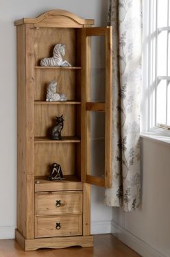 Click Here To Enlarge This Photo Of Corona 1 Door 2 Drawer Glass Display Unit