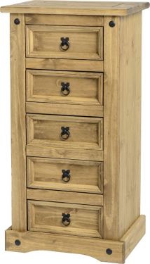 Click Here To Enlarge This Photo Of Corona 5 Drawer Narrow Chest