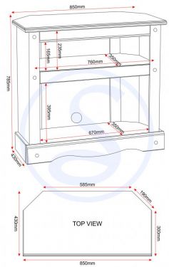 Click Here To Enlarge This Photo Of Corona Corner TV Cabinet 
