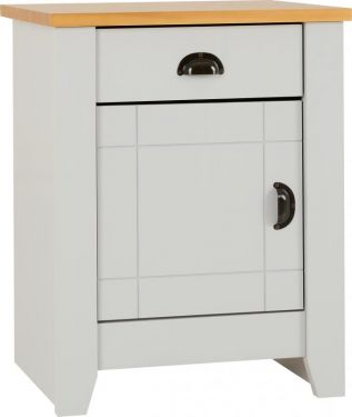 Click Here To Enlarge This Photo Of Ludlow 1 Drawer 1 Door Bedside Cabinet 