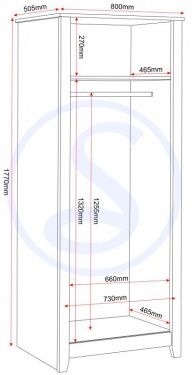 Click Here To Enlarge This Photo Of Ludlow 2 Door Wardrobe