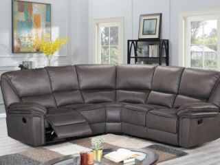Boston Grey Fabric Recliner