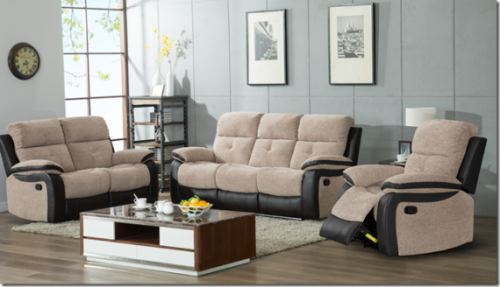 Click Here To Enlarge This Photo Of Manhattan Leather Recliner.