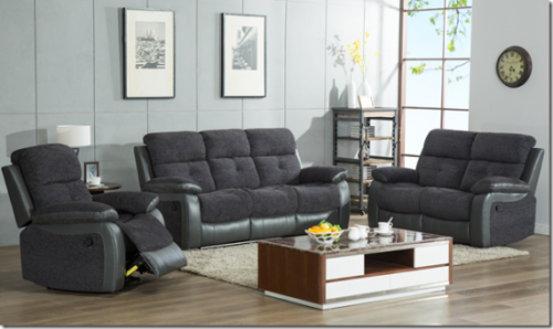 Click Here To Enlarge This Photo Of Manhattan Leather Recliner.