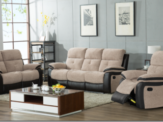 Manhattan Leather Recliner.