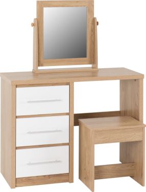 Click Here To Enlarge This Photo Of Seville 3 Drawer Dressing Table Set