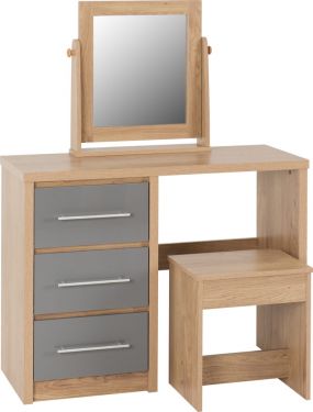 Click Here To Enlarge This Photo Of Seville 3 Drawer Dressing Table Set