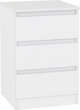 Click Here To Enlarge This Photo Of Malvern 3 Drawer Bedside