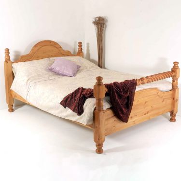 Click Here To Enlarge This Photo Of classic barley twist double bed frame
