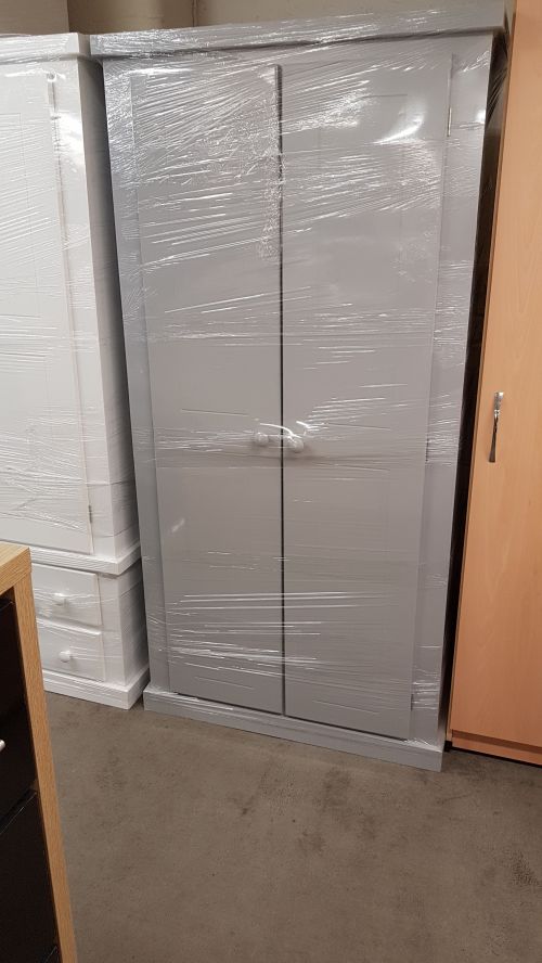 Click Here To Enlarge This Photo Of pine 2 door wardrobe
