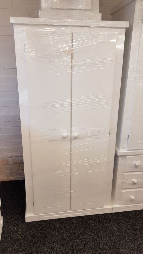 Click Here To Enlarge This Photo Of pine 2 door wardrobe