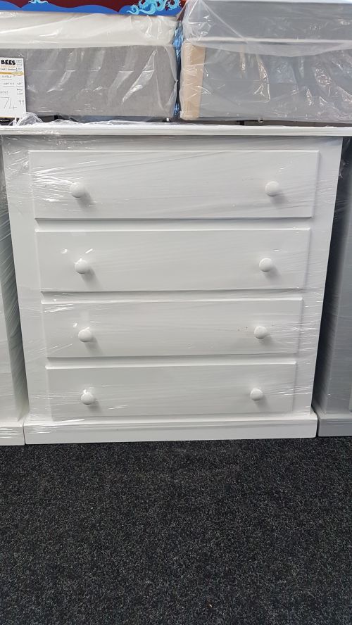 Click Here To Enlarge This Photo Of pine 4 drawer chest of drawers.