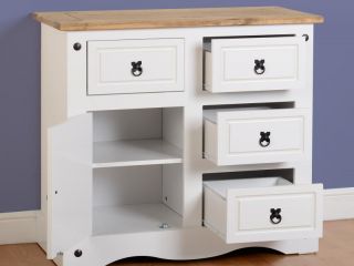 Corona 1 Door 4 Drawer Sideboard 