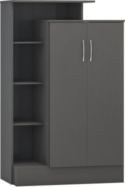 Click Here To Enlarge This Photo Of Nevada Petite Open Shelf Wardrobe.