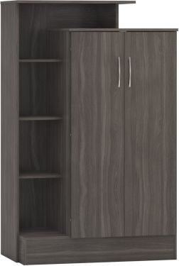 Click Here To Enlarge This Photo Of Nevada Petite Open Shelf Wardrobe.