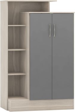 Click Here To Enlarge This Photo Of Nevada Petite Open Shelf Wardrobe.