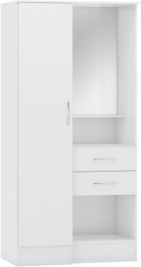 Click Here To Enlarge This Photo Of Nevada Vanity 1 Door Wardrobe.