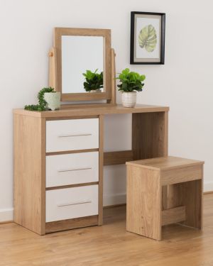 Click Here To Enlarge This Photo Of Seville 3 Drawer Dressing Table Set.