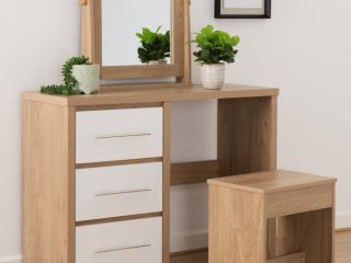 Seville 3 Drawer Dressing Table Set.