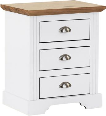 Click Here To Enlarge This Photo Of Toledo 3 Drawer Bedside.