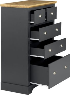 Click Here To Enlarge This Photo Of Toledo 3+2 Drawer Chest.
