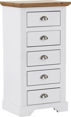 Click Here To Enlarge This Photo Of Toledo 5 Drawer Narrow Chest.