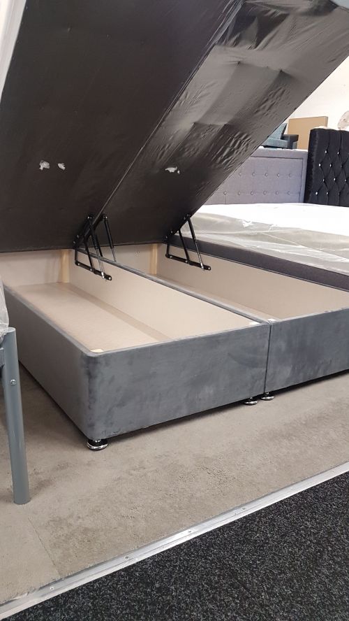Click Here To Enlarge This Photo Of George Double  Ottoman Bed Frame.