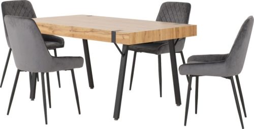 Click Here To Enlarge This Photo Of Treviso Dining Set with Avery Chairs.