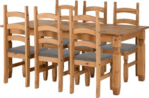 Click Here To Enlarge This Photo Of Corona 6' Dining Set.