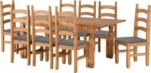 Click Here To Enlarge This Photo Of Corona Extending Dining Set (8 Chairs).